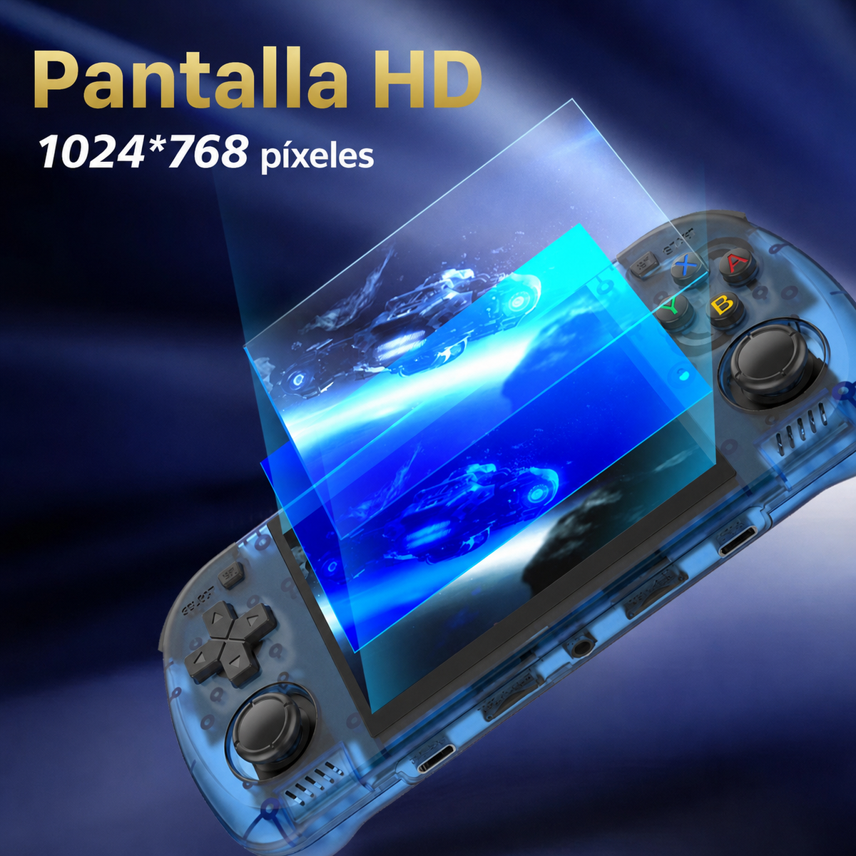 Consola retro portátil R36H pantalla IPS 3.5" - 2