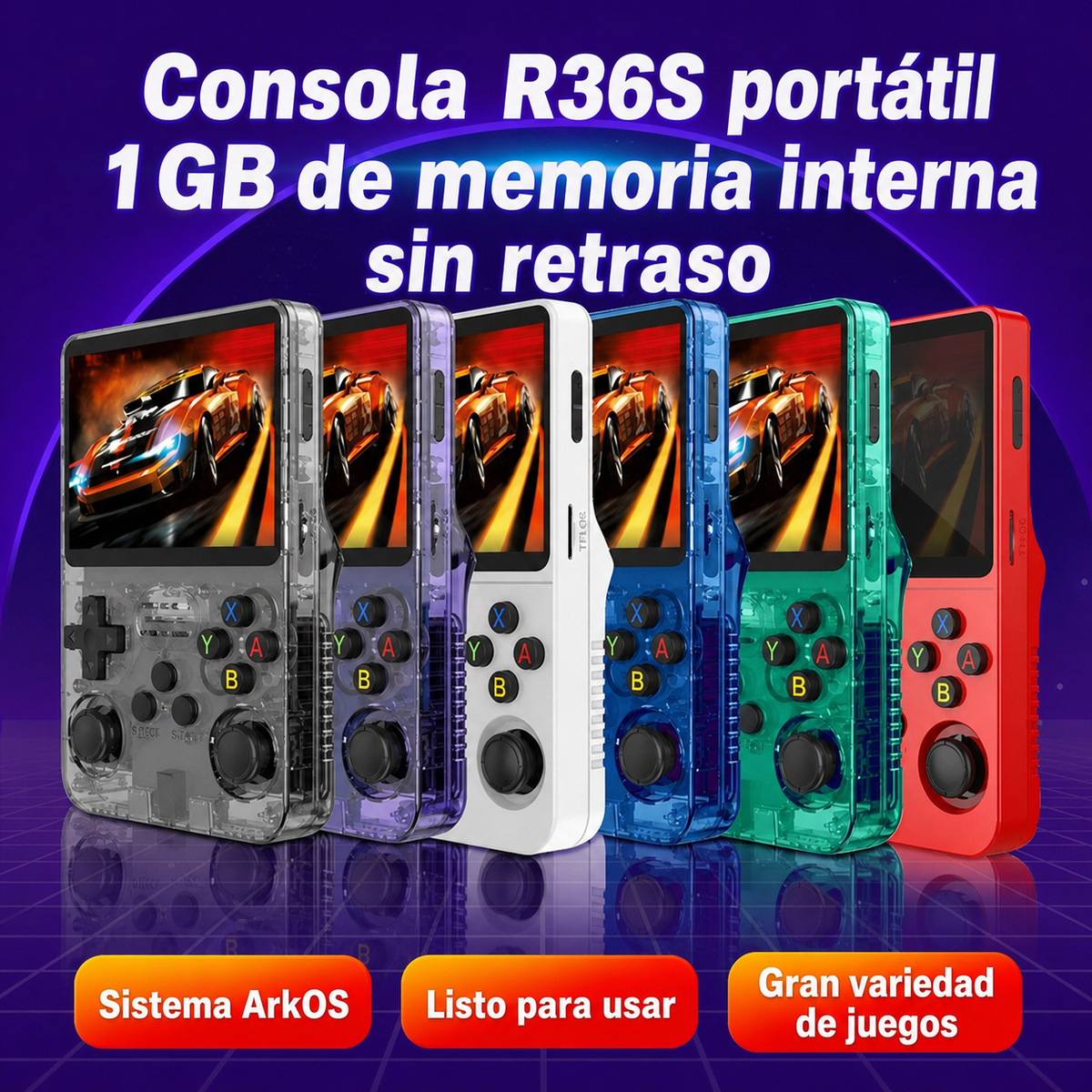 Consola Retro portátil R36S - 1