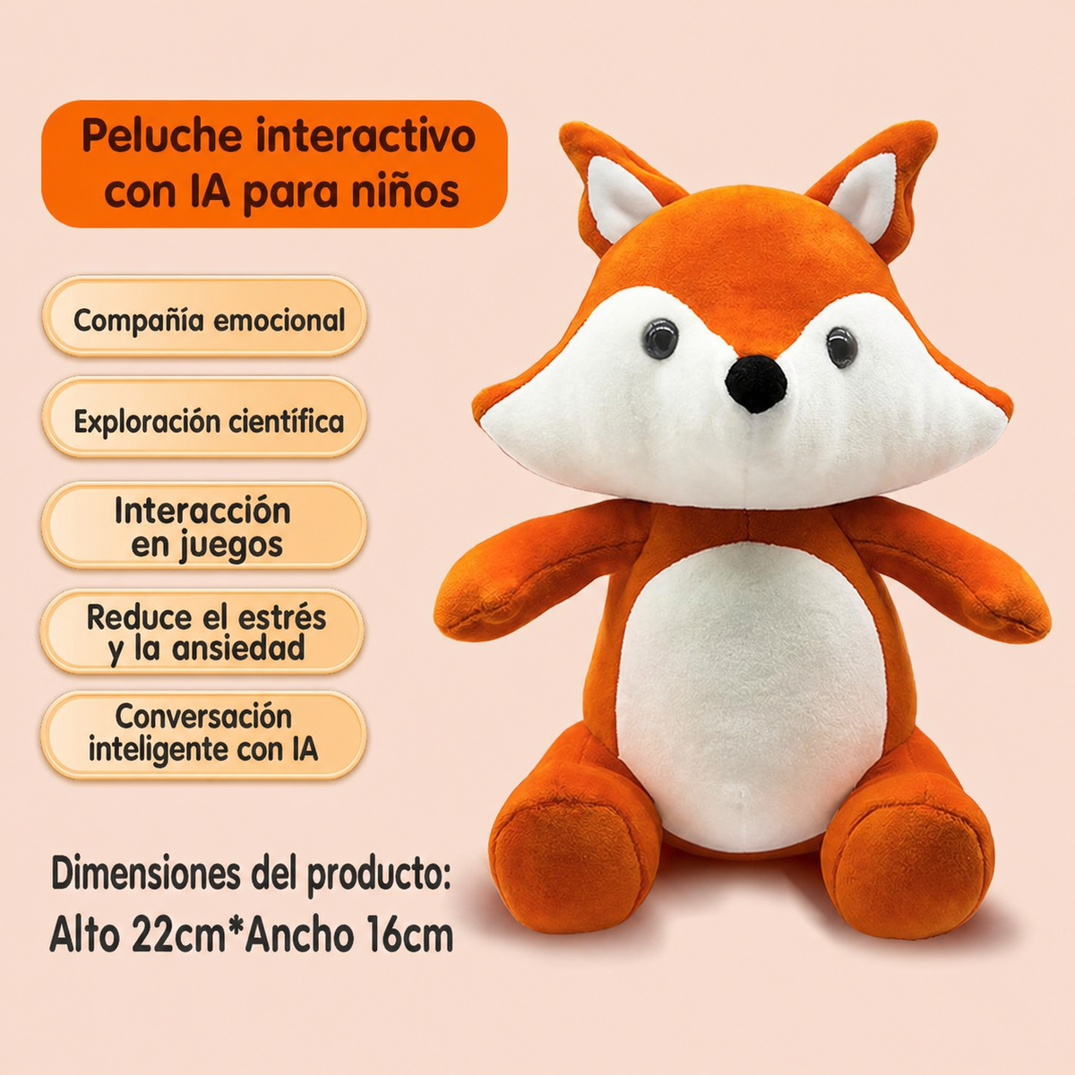 Peluche Interactivo con IA para Niños