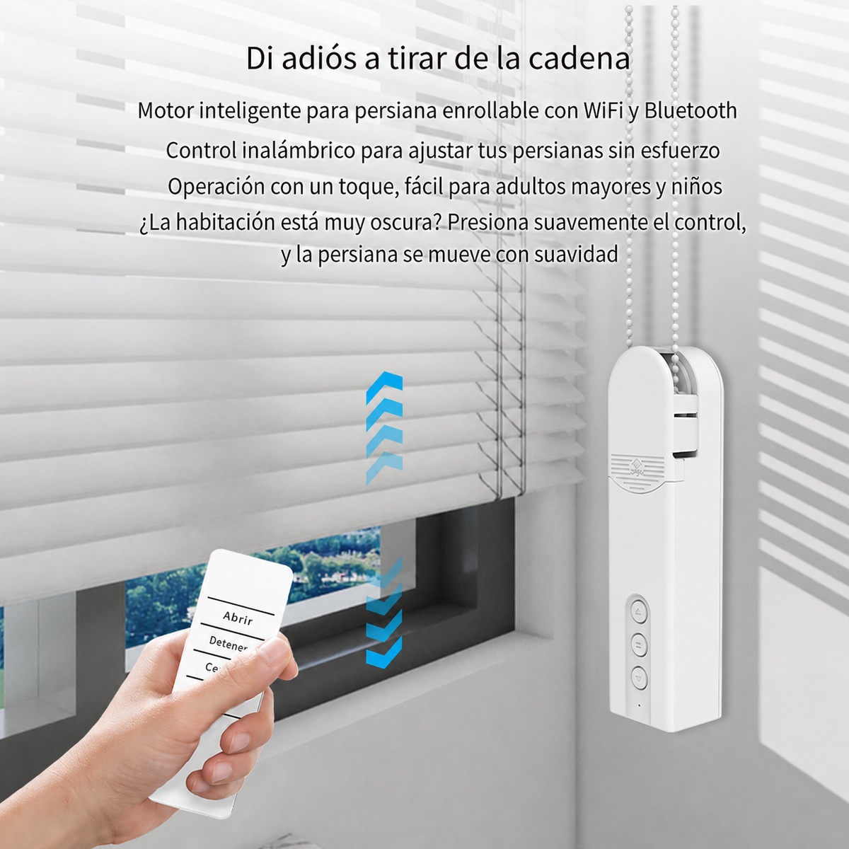 Motor inteligente para persiana enrollable con WiFi y Bluetooth - 3