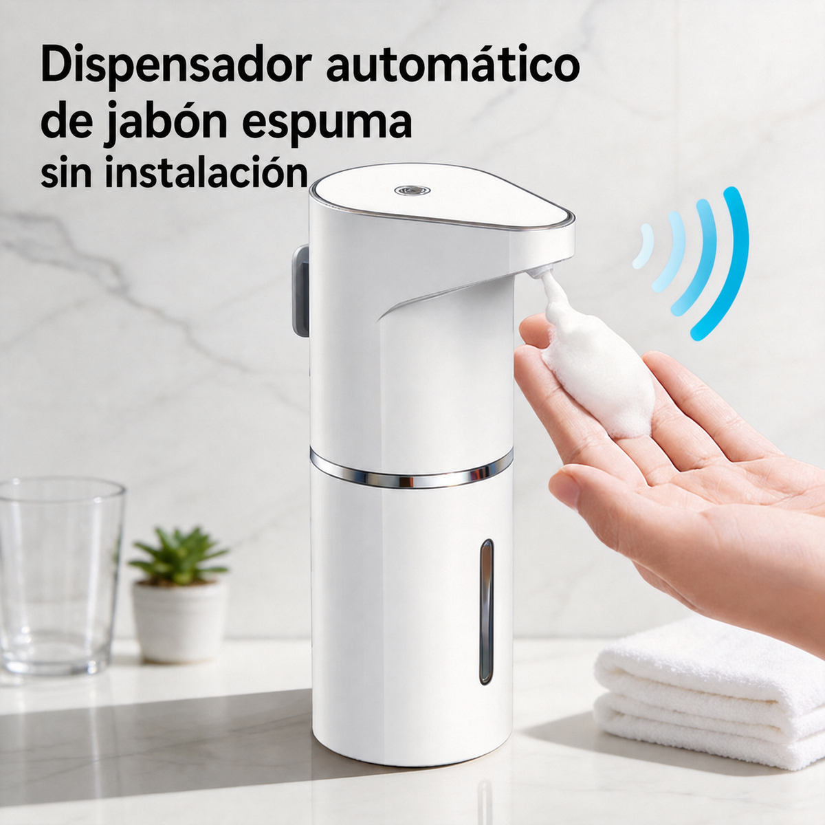 Dispensador automático de jabón espuma - 1