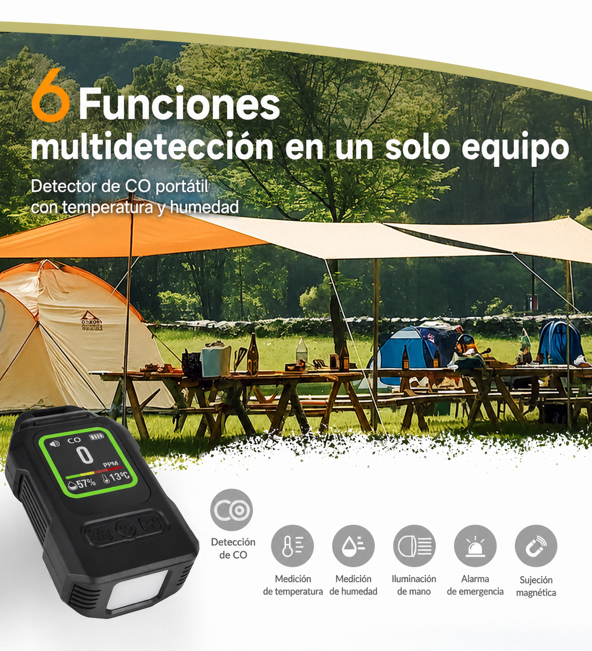 Detector de CO portátil - 11