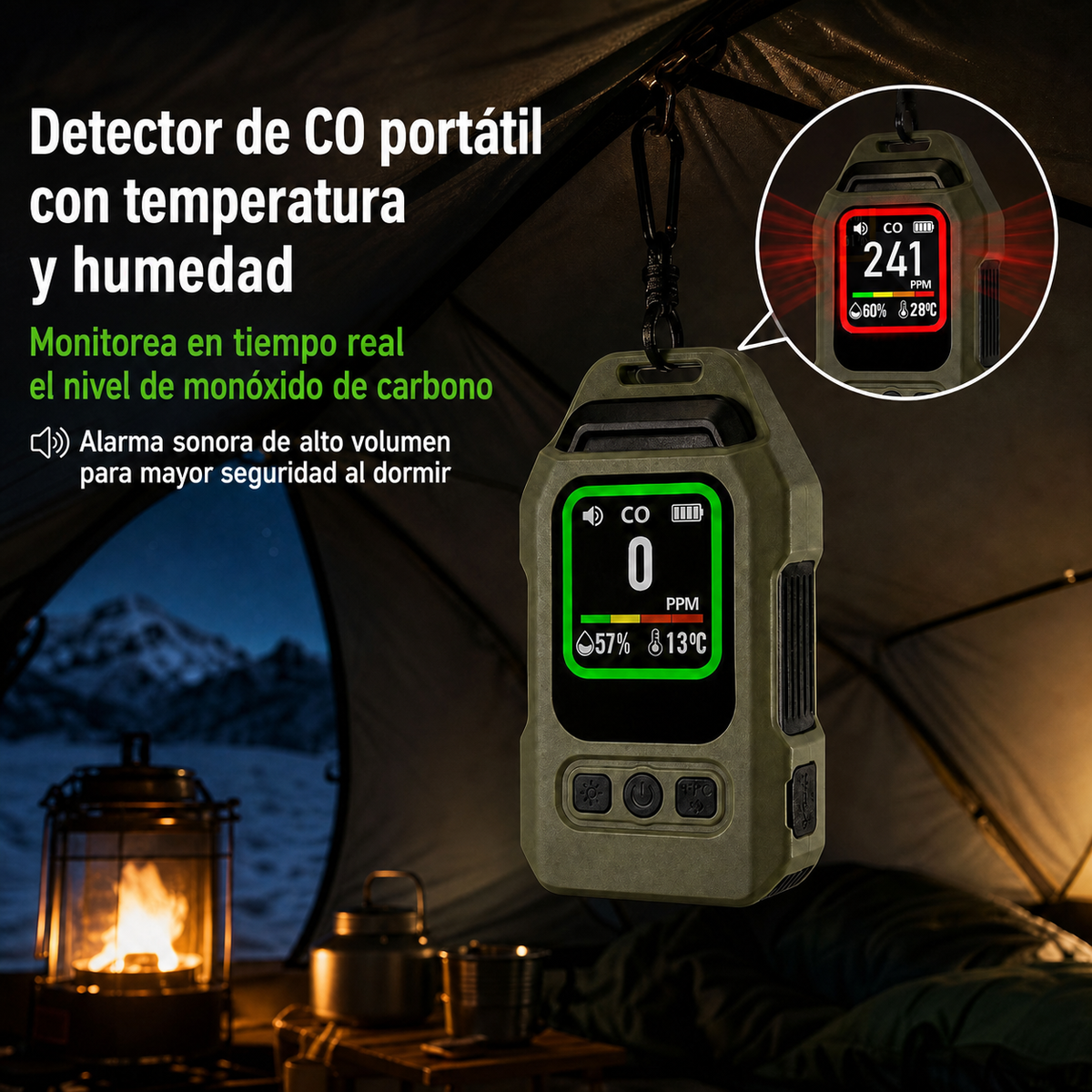 Detector de CO portátil - 5
