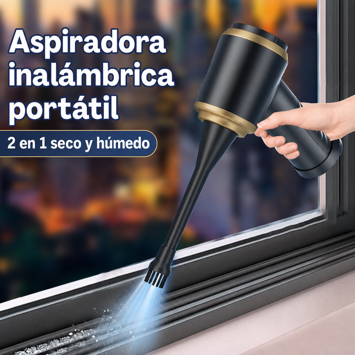Aspiradora inalámbrica portátil | seco y húmedo - 4