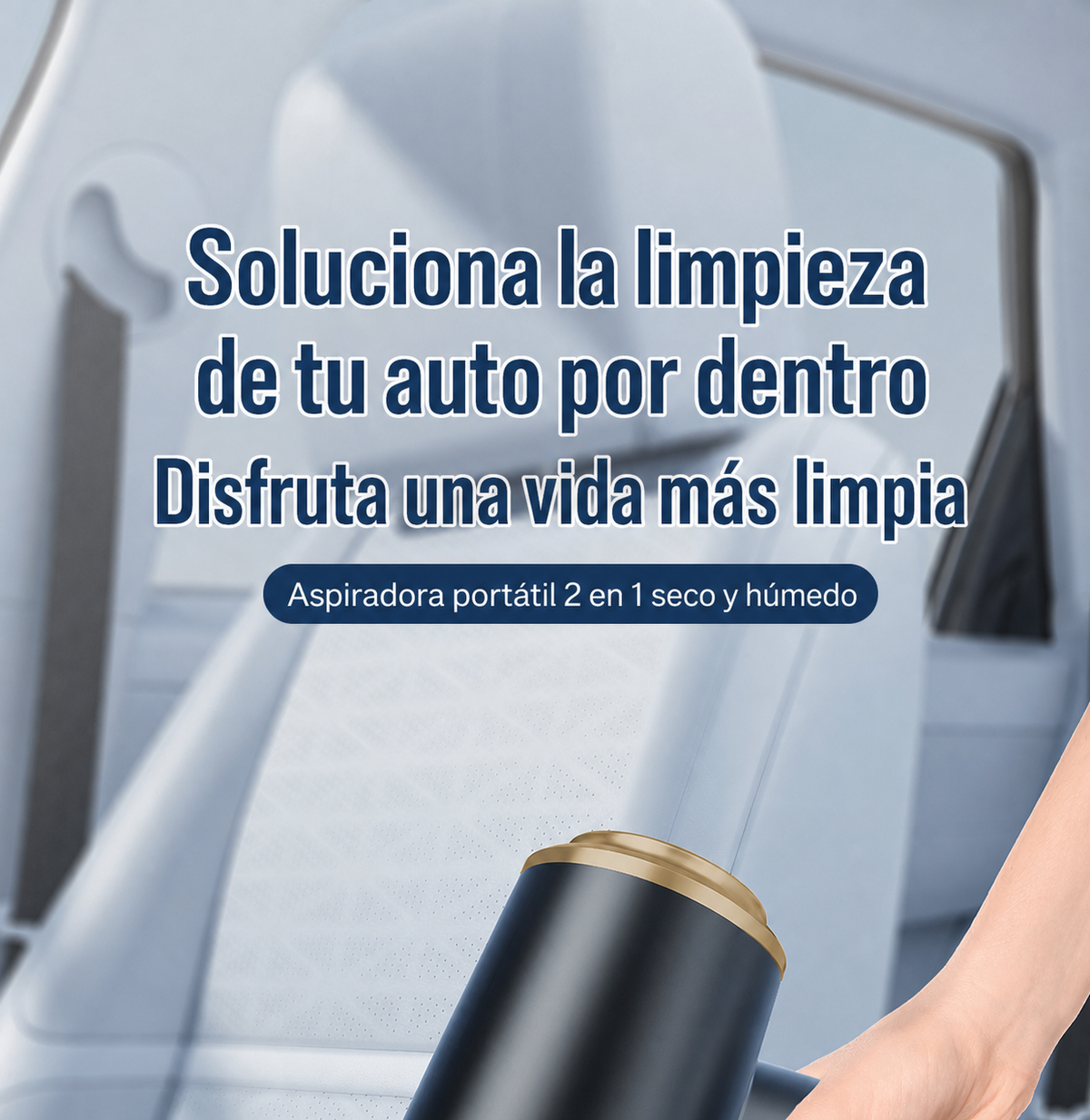 Aspiradora inalámbrica portátil | seco y húmedo - 9