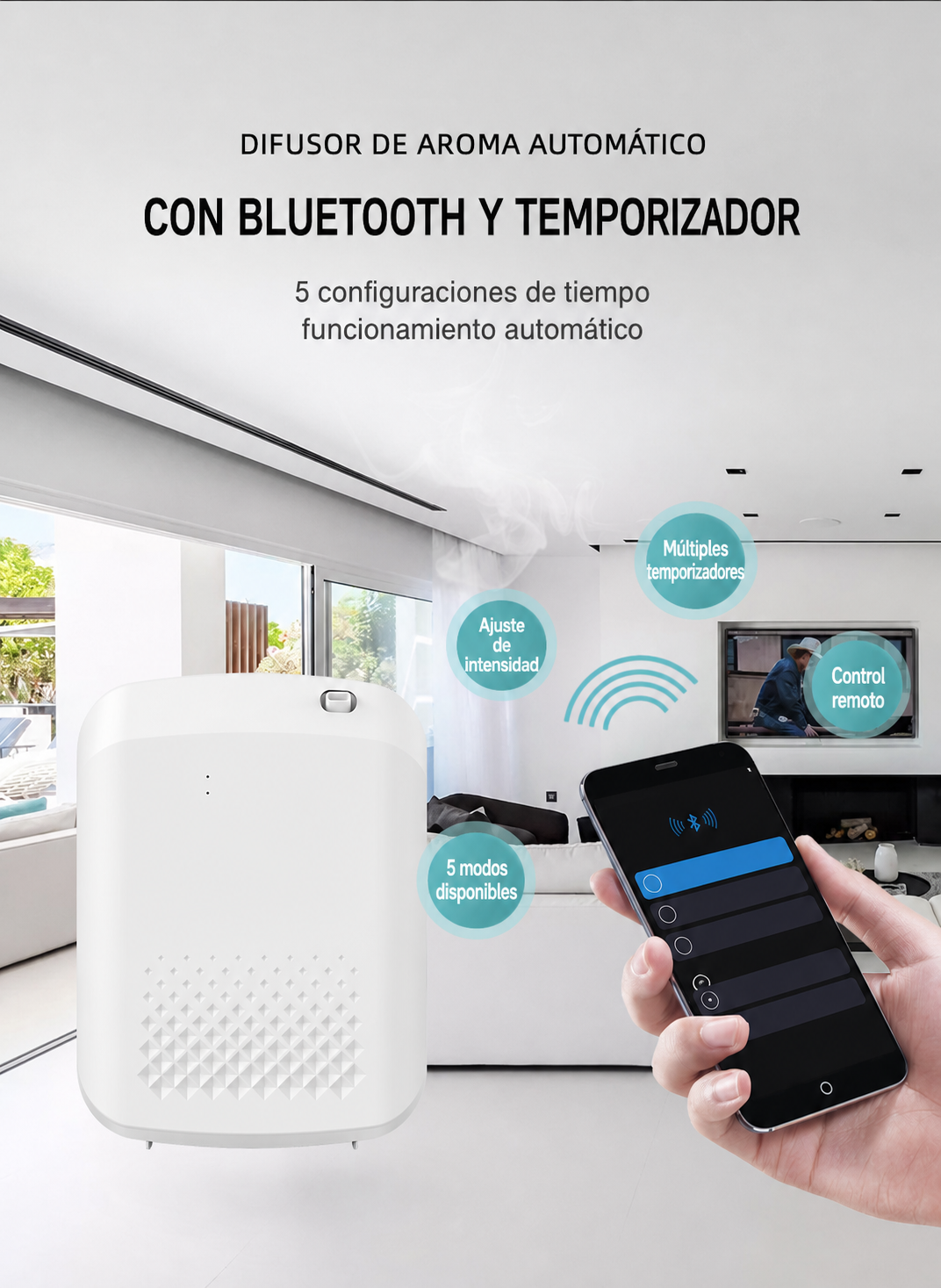 Difusor de Aroma con Bluetooth - 14