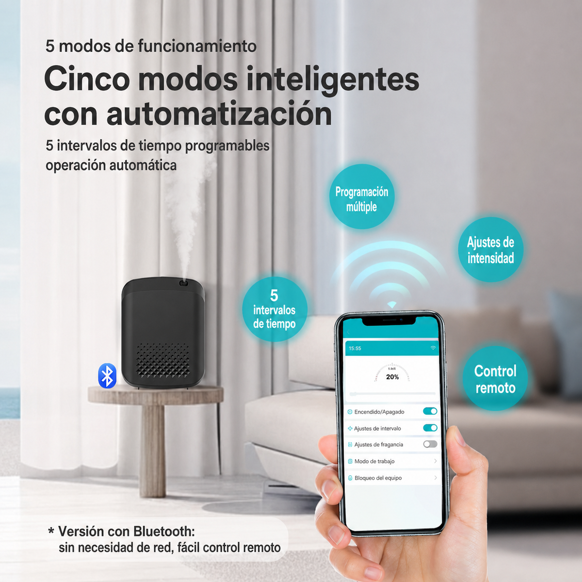 Difusor de Aroma con Bluetooth - 2