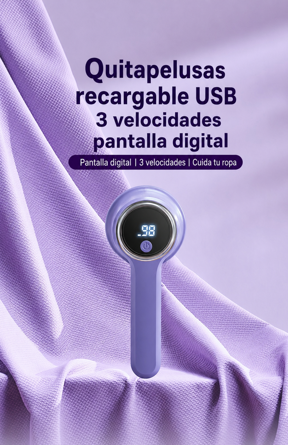 Quitapelusas recargable | 3 velocidades - 2