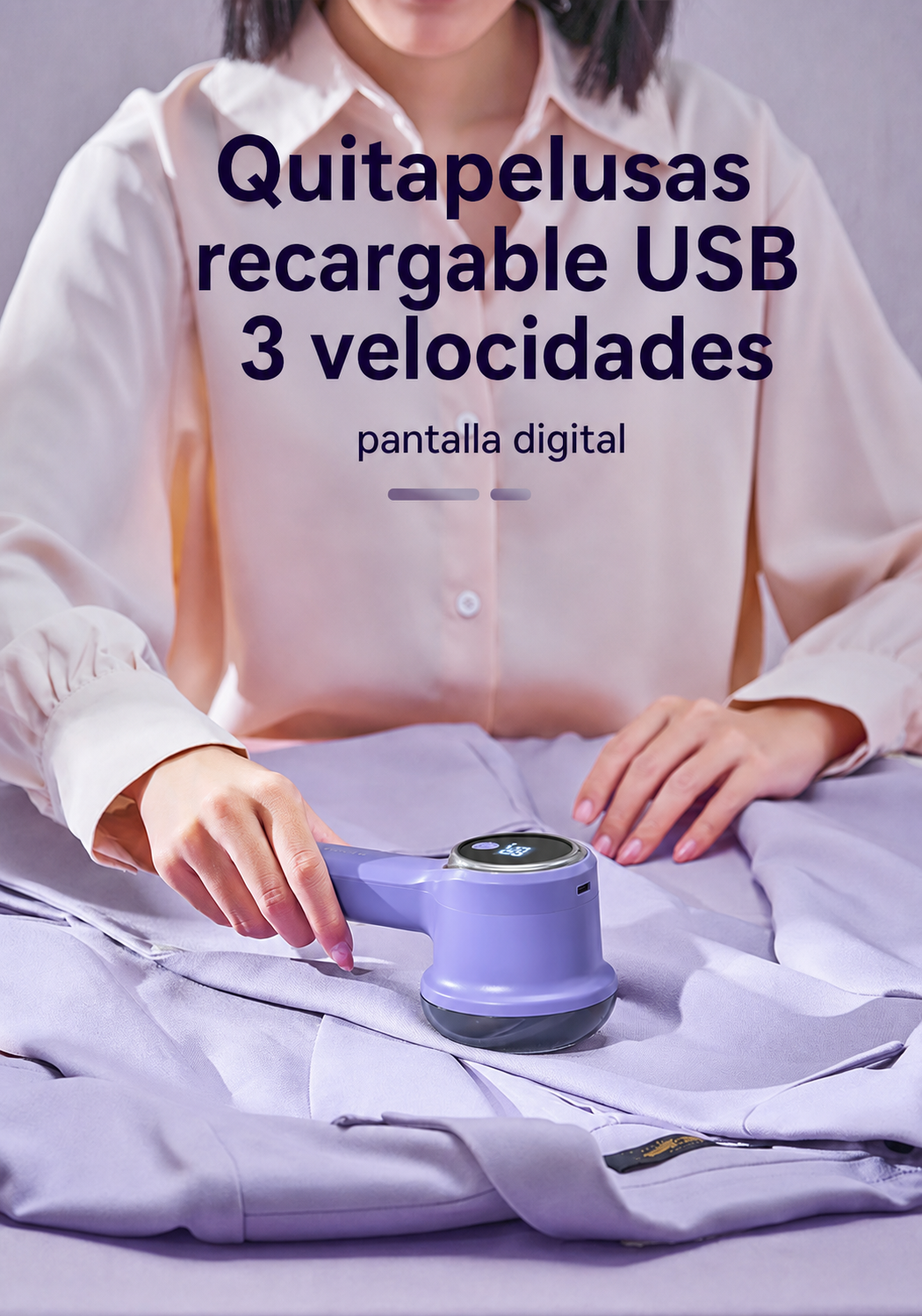 Quitapelusas recargable | 3 velocidades - 1