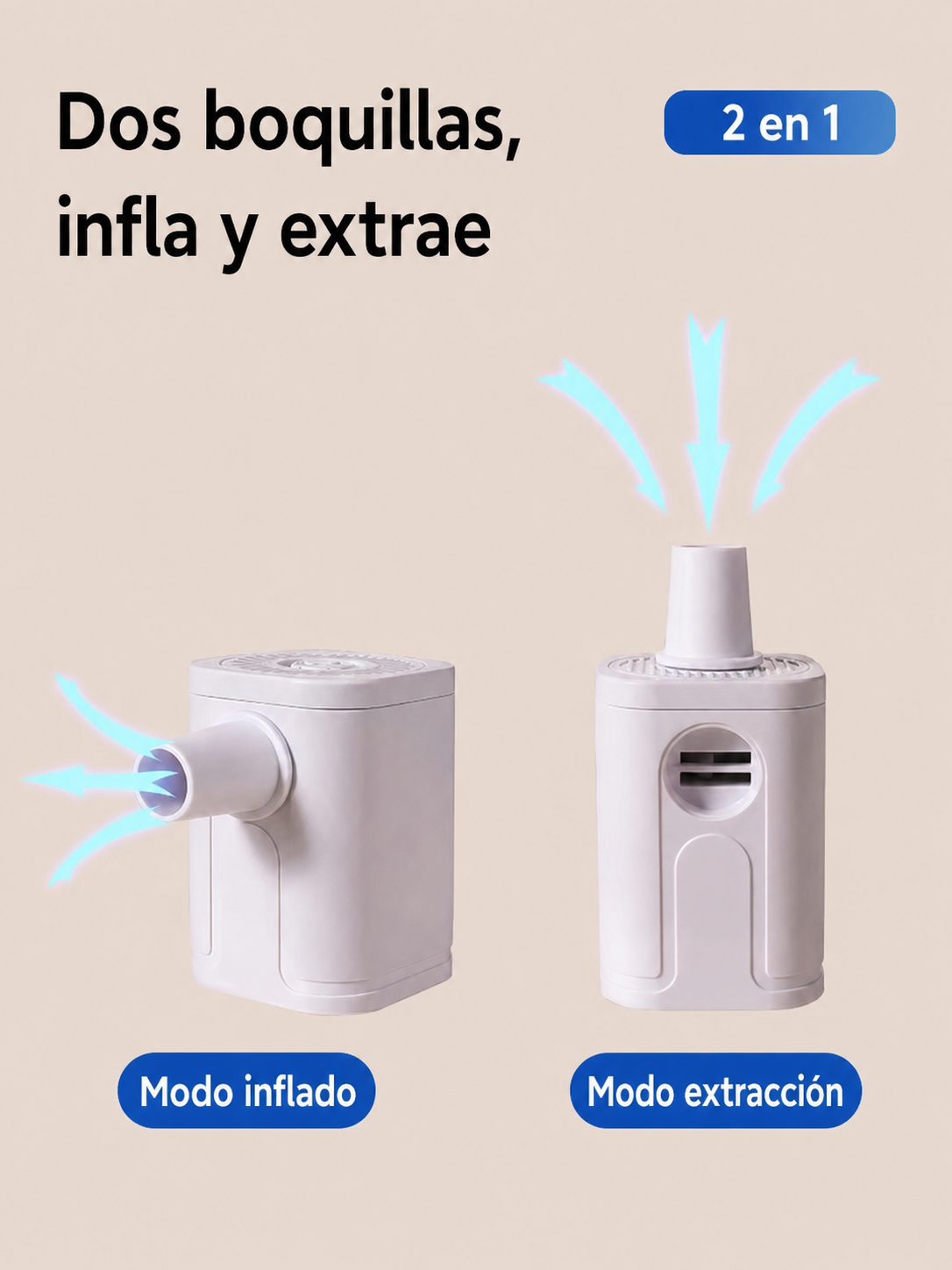 Bomba eléctrica portátil 2 en 1 - 13