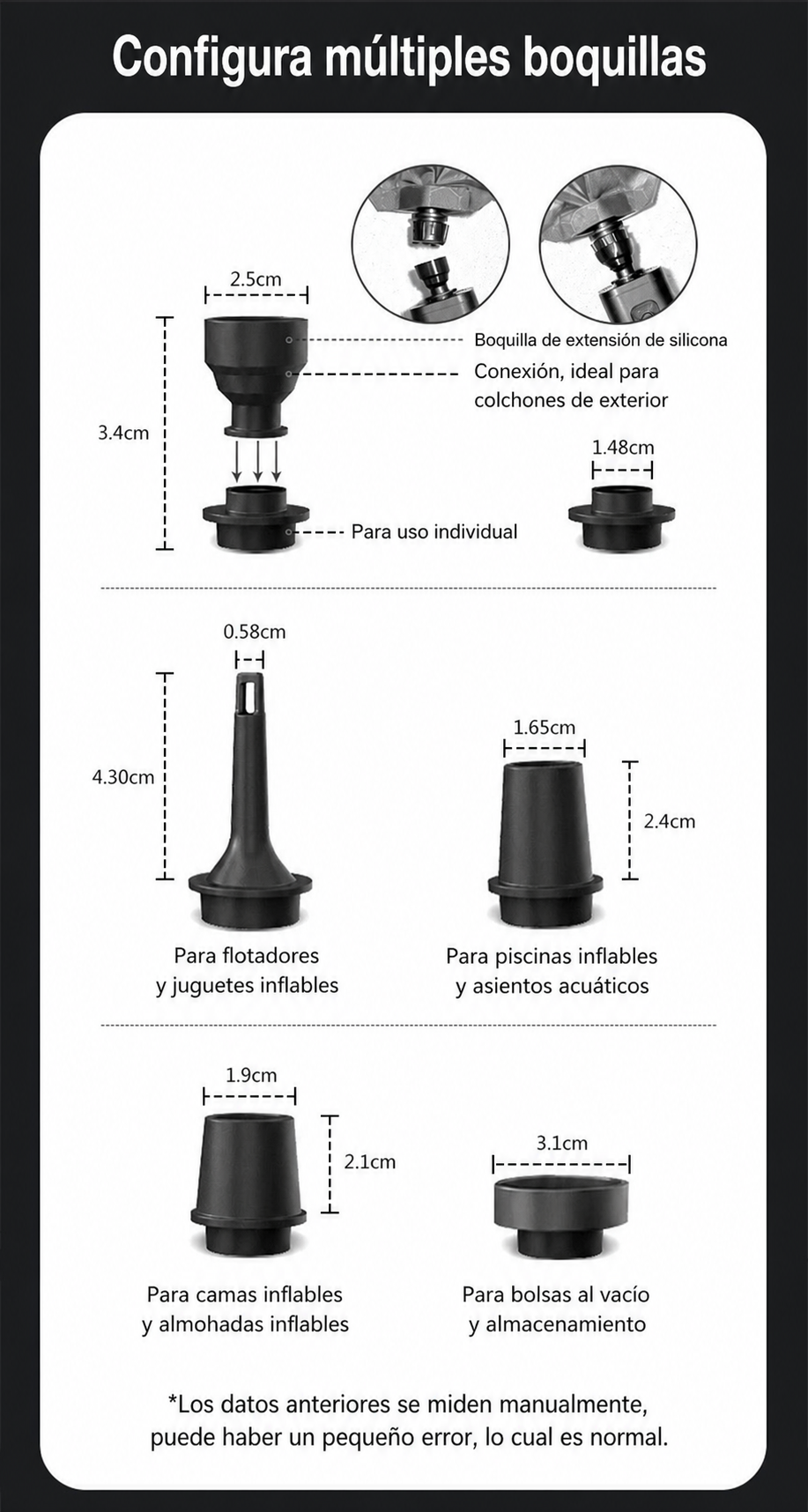 Bomba eléctrica portátil USB - 13