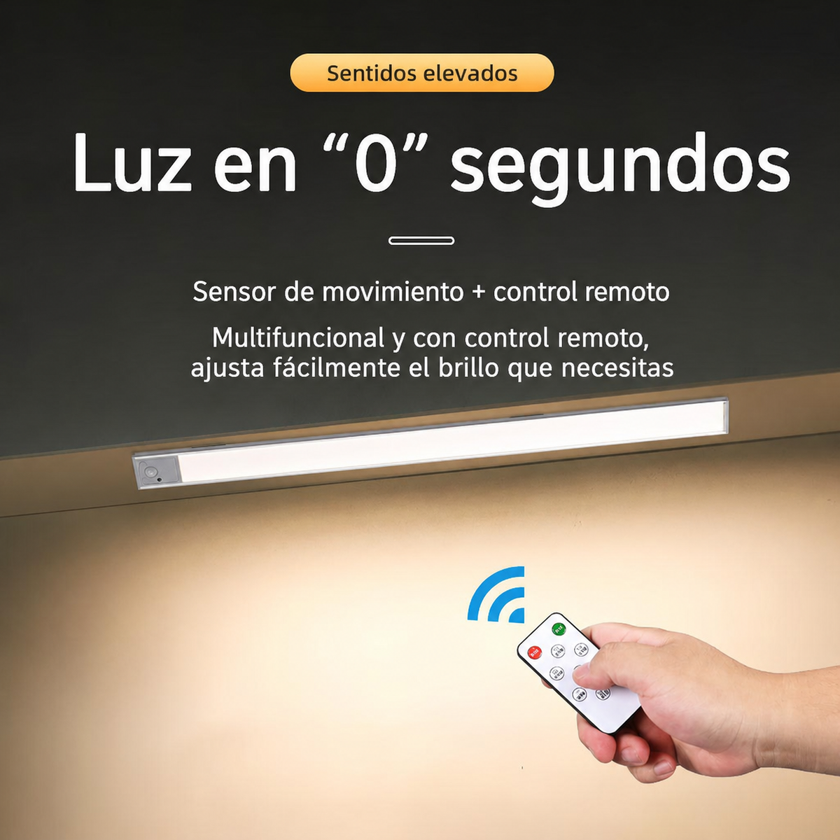 Luz LED sensor de movimiento recargable - 2