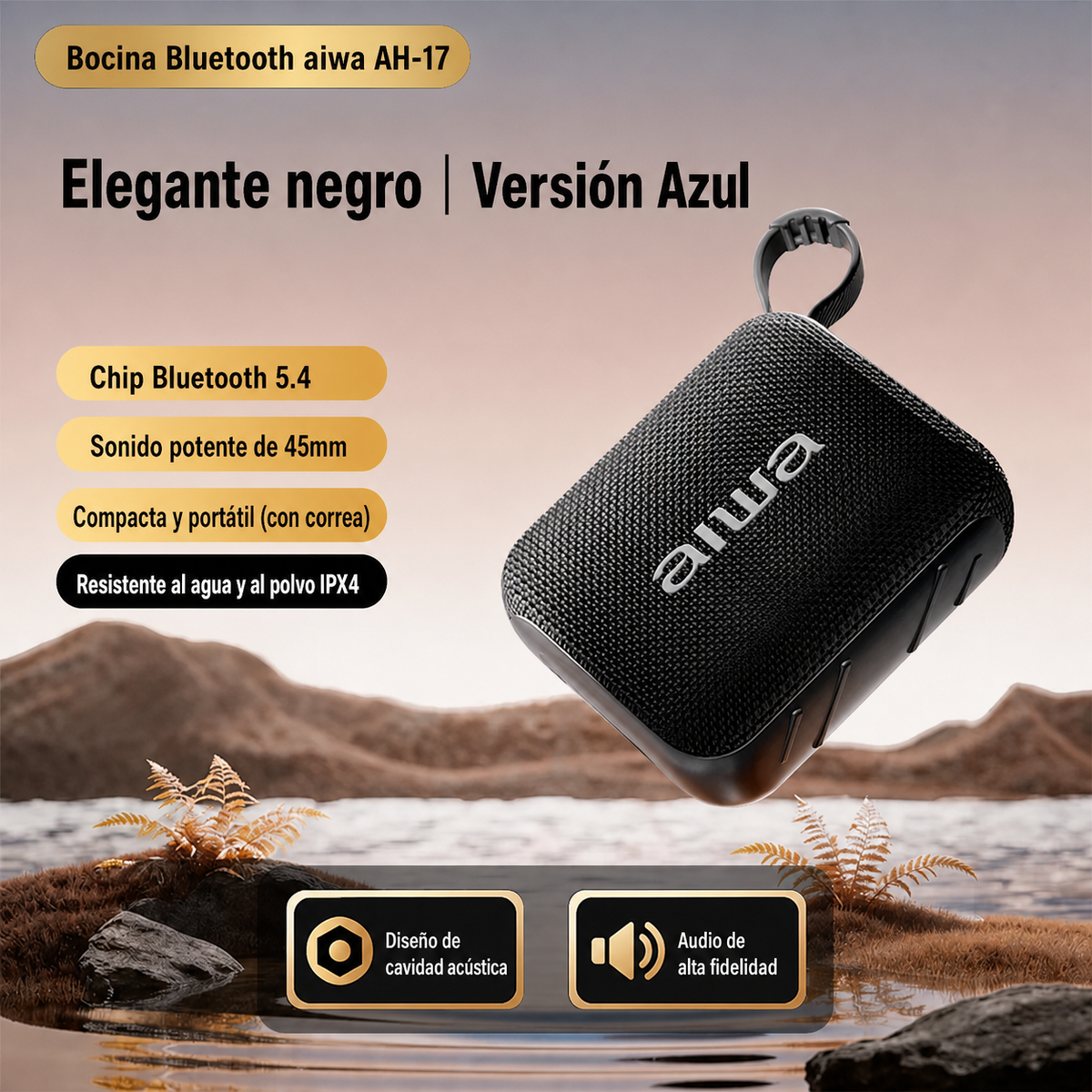Bocina Bluetooth aiwa AH-17