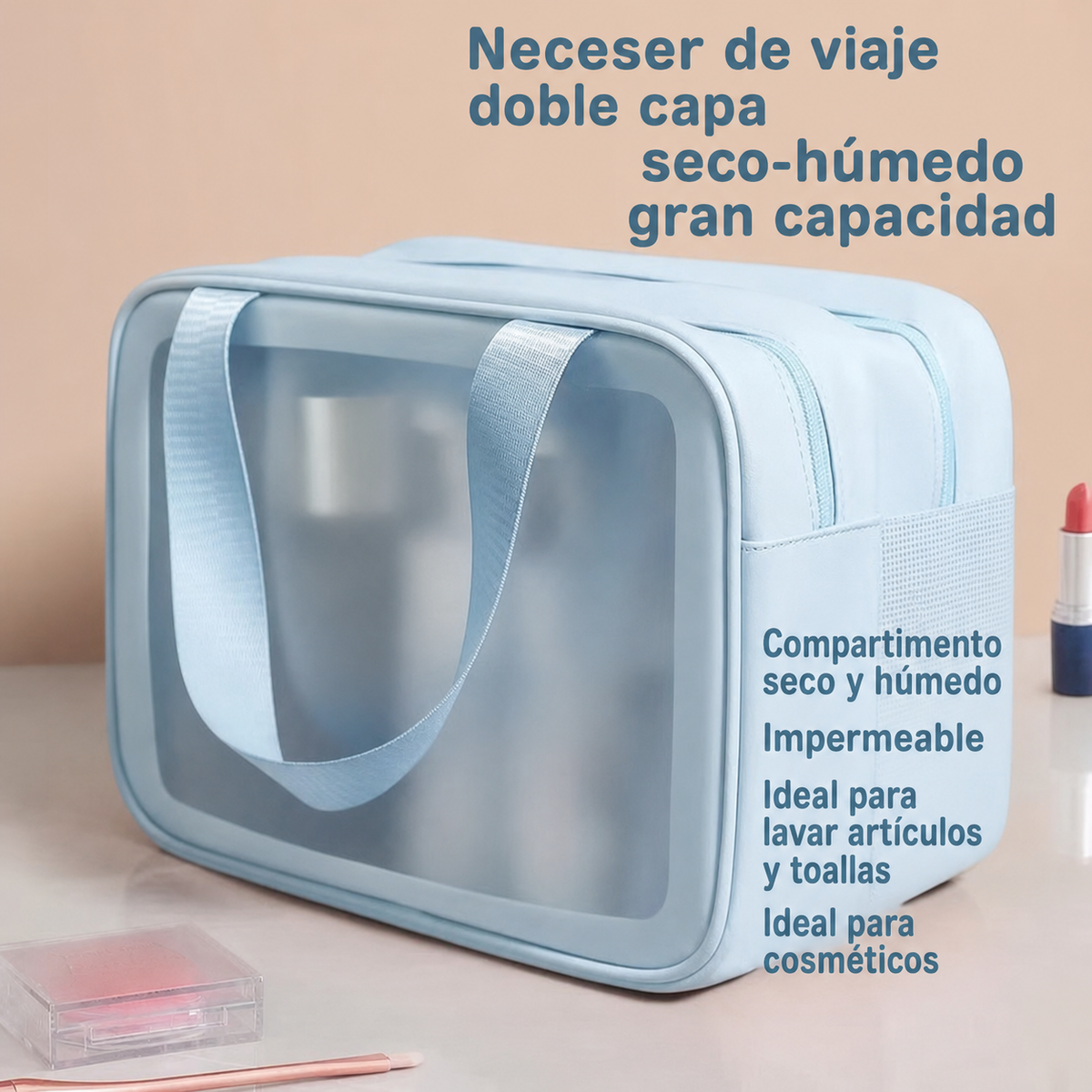 Neceser de viaje doble capa - 11