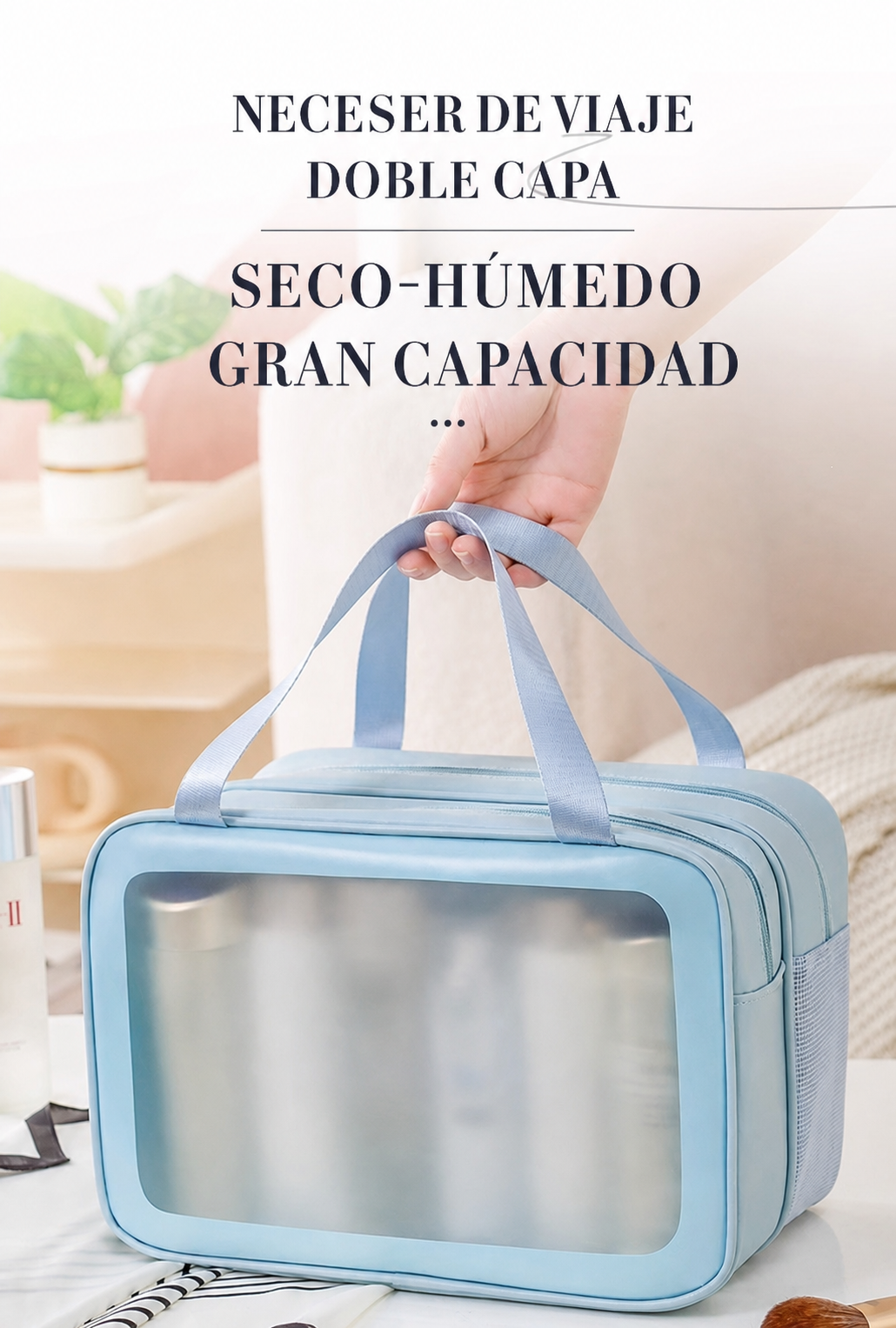 Neceser de viaje doble capa - 13