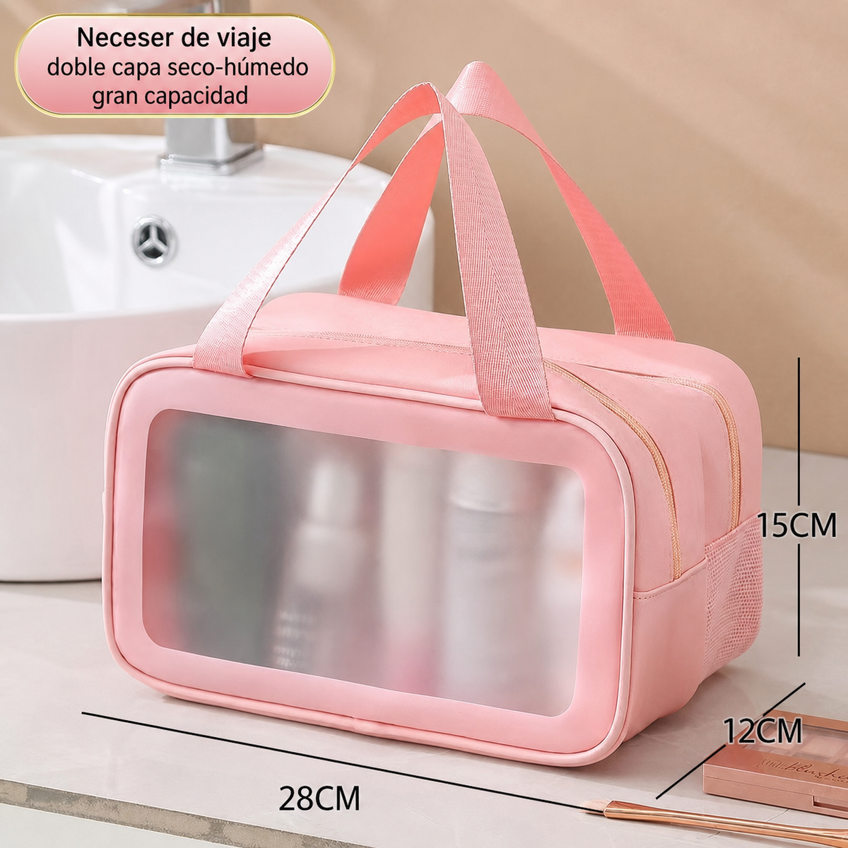 Neceser de viaje doble capa - 4