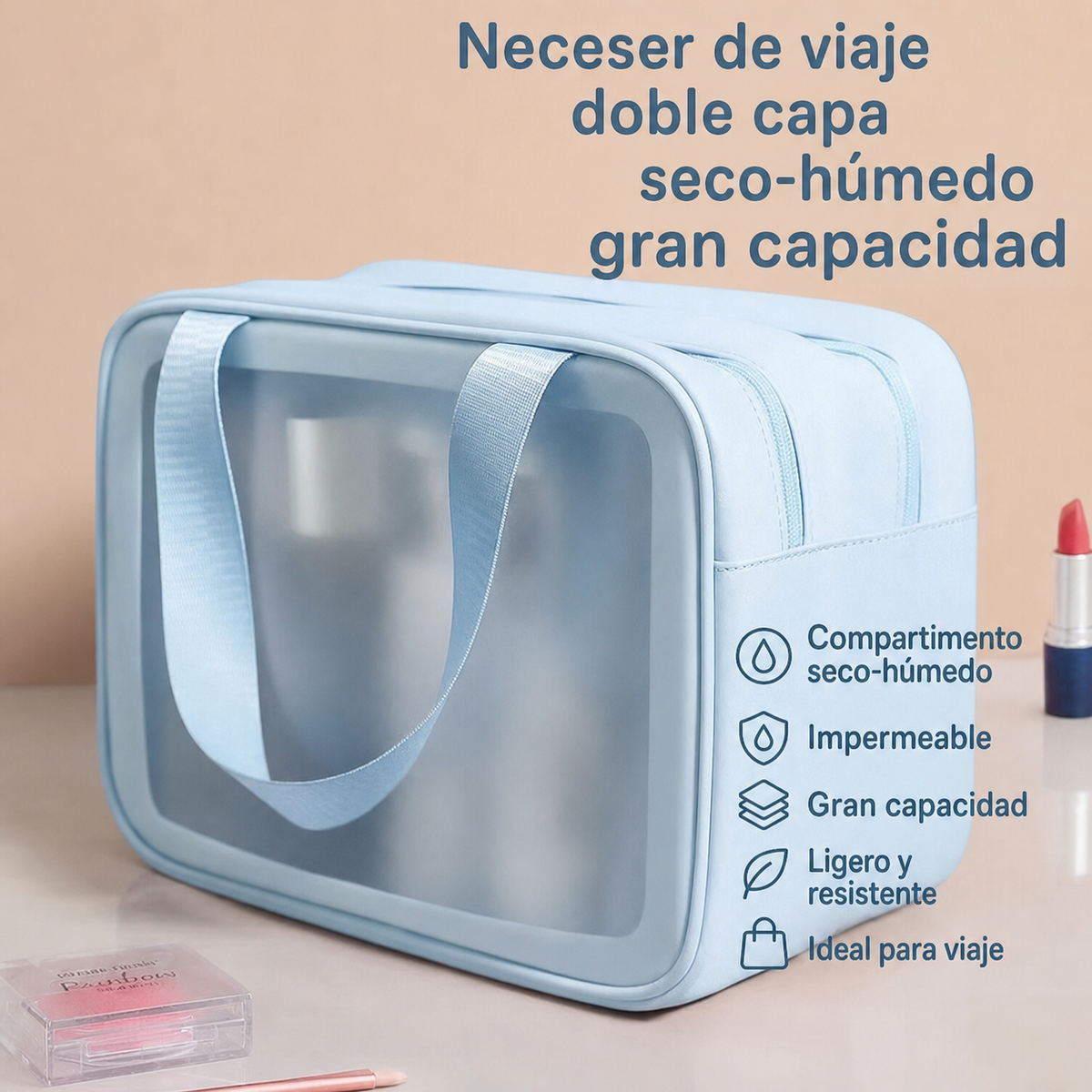 Neceser de viaje doble capa - 6