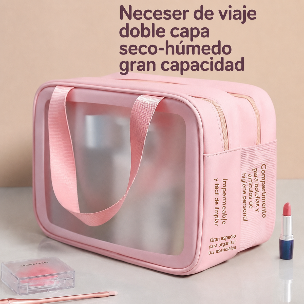 Neceser de viaje doble capa - 8