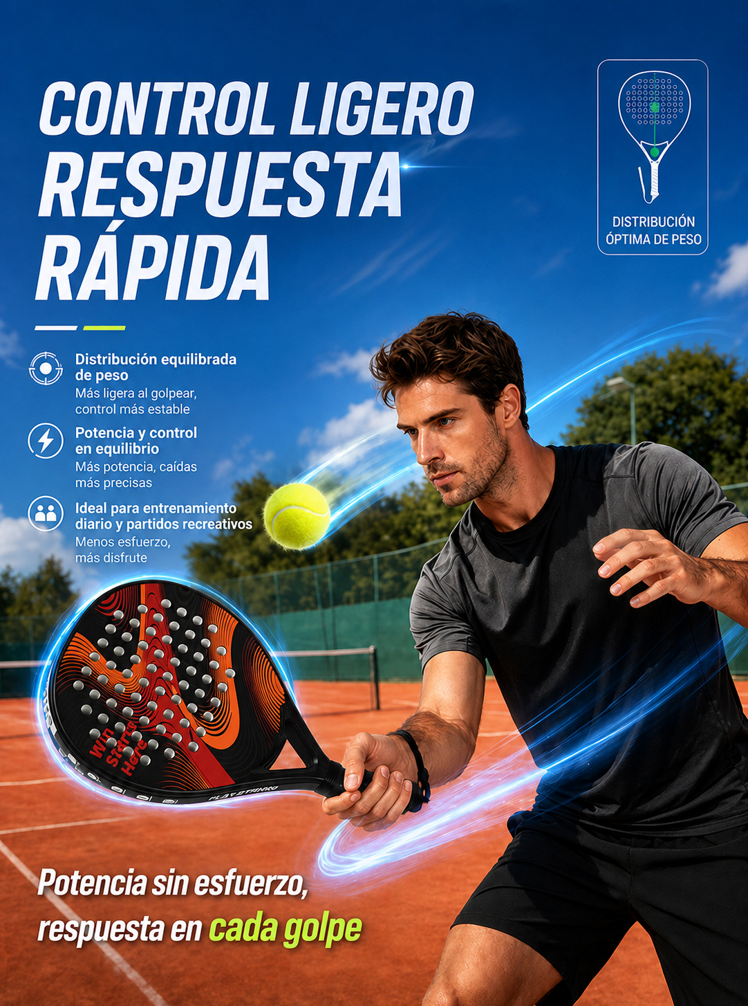 Pala de Pádel ABS - 2