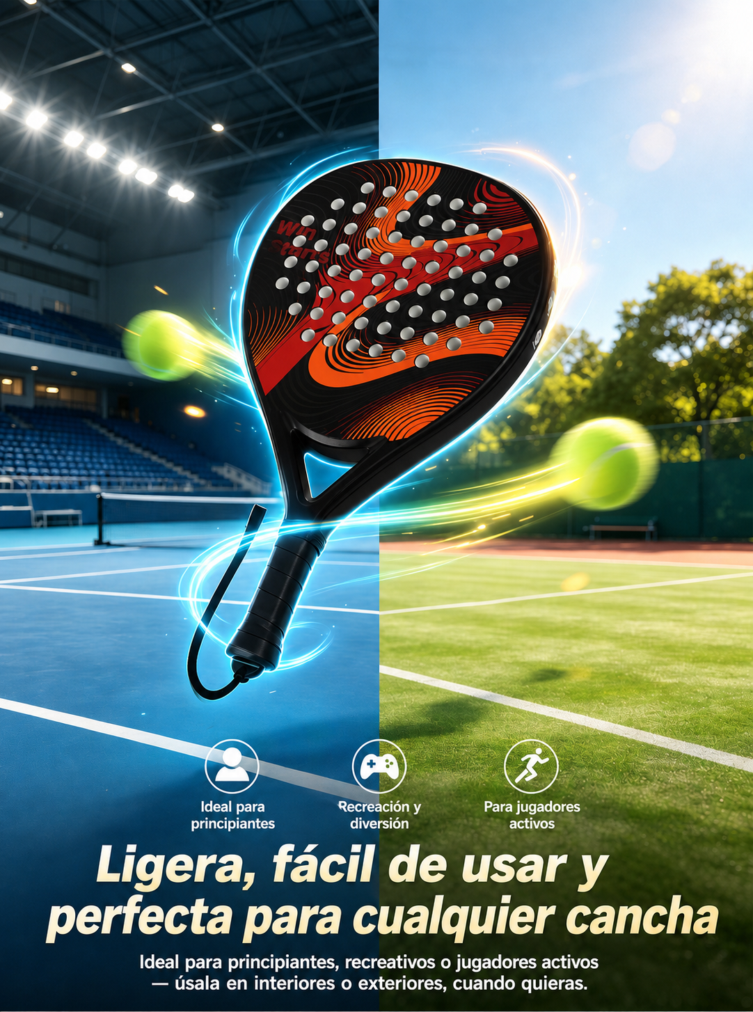 Pala de Pádel ABS - 4