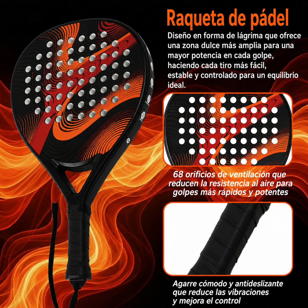 Pala de Pádel ABS - 9