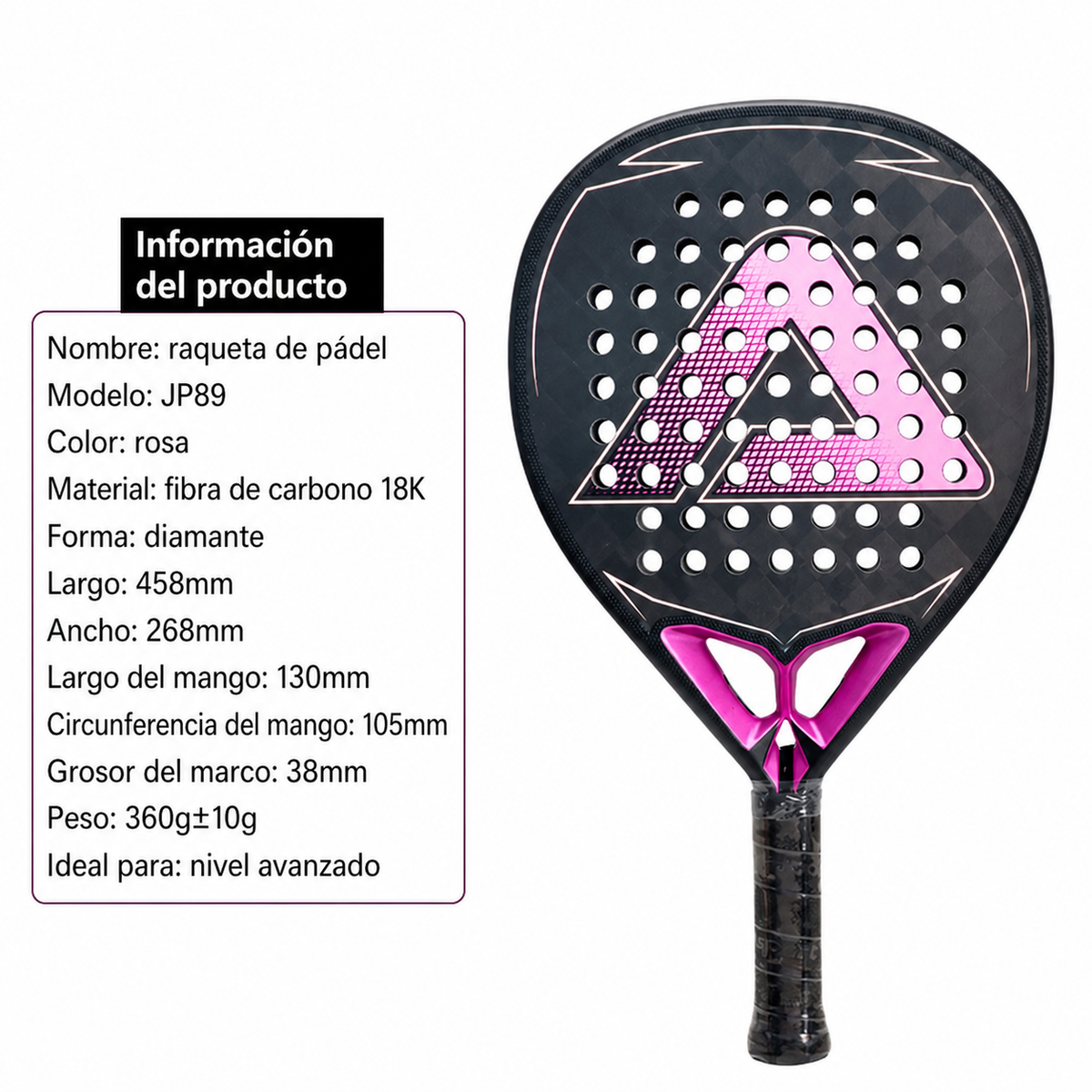Pala de Pádel Pro Amasport - 7