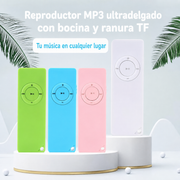 Reproductor MP3 ultradelgado con bocina y ranura TF - 1