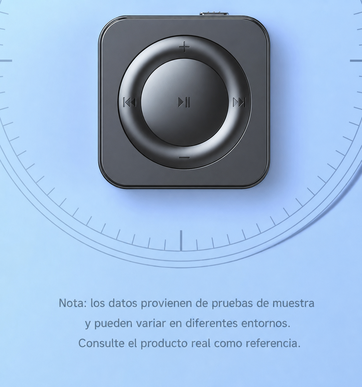 Reproductor MP3 Bluetooth ultrafino con ranura TF - 12