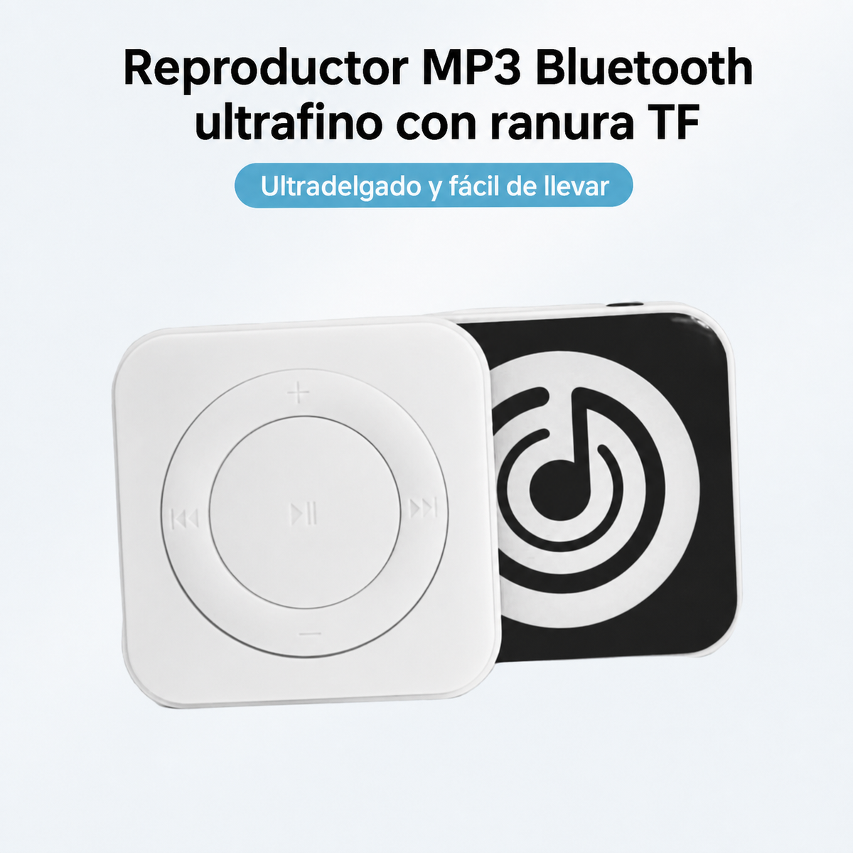 Reproductor MP3 Bluetooth ultrafino con ranura TF - 3