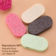 Reproductor MP3 Mini Clip Forma de Galleta con Tarjeta TF - 1