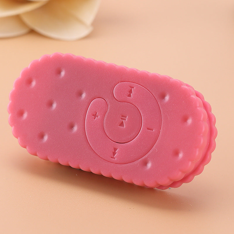 Reproductor MP3 Mini Clip Forma de Galleta con Tarjeta TF