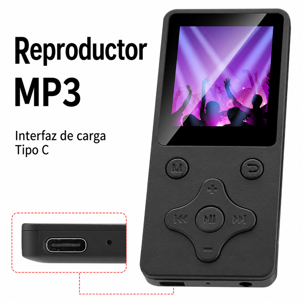 Reproductor MP3 Bluetooth con pantalla y radio FM - 11