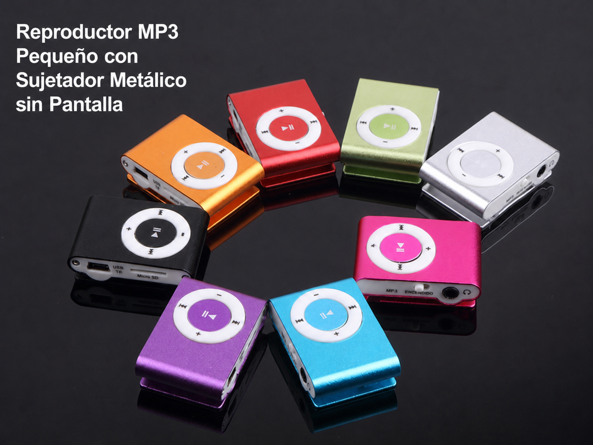 Reproductor MP3 Mini con Clip Metálico sin Pantalla - 9