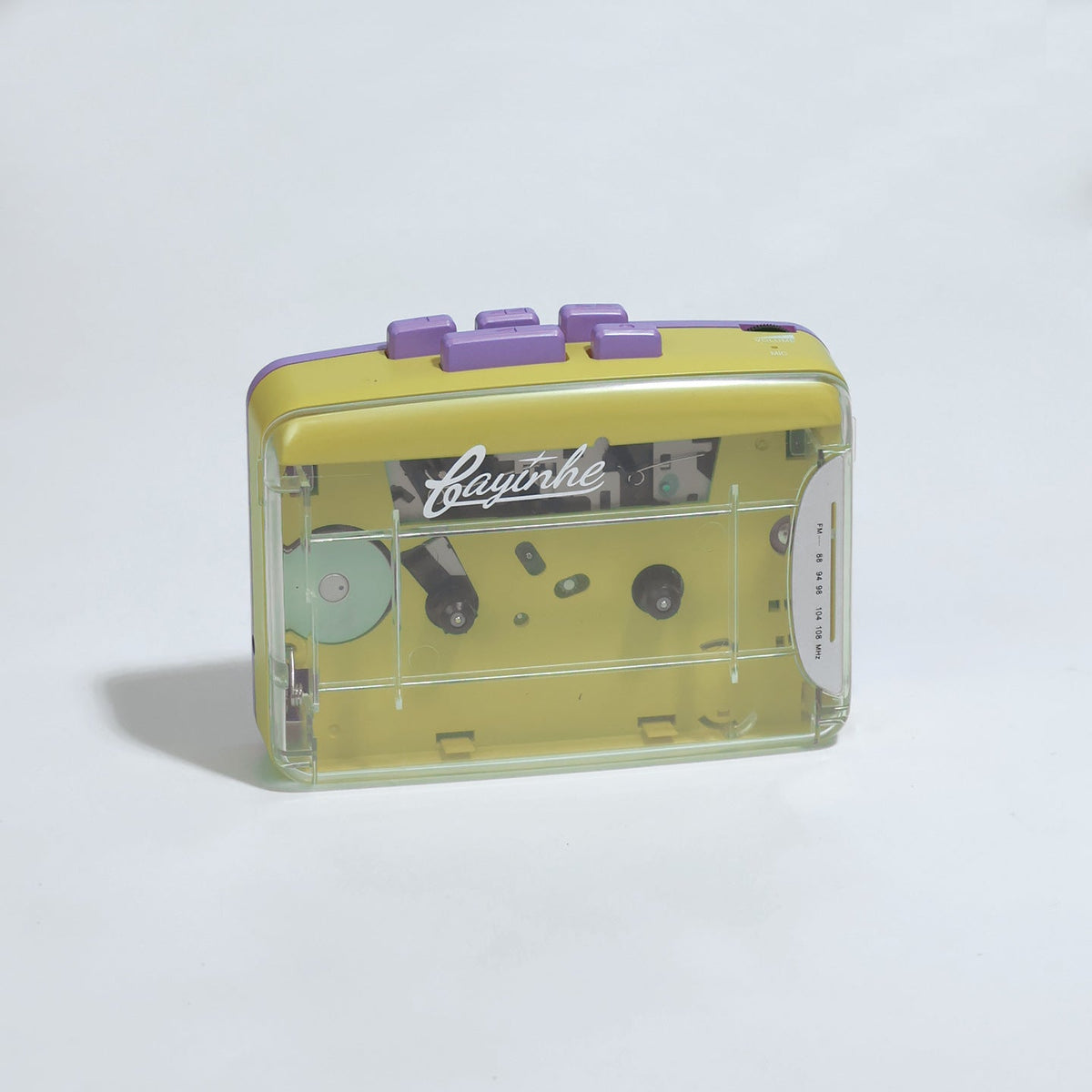 Grabadora de casete retro portátil con radio FM/AM