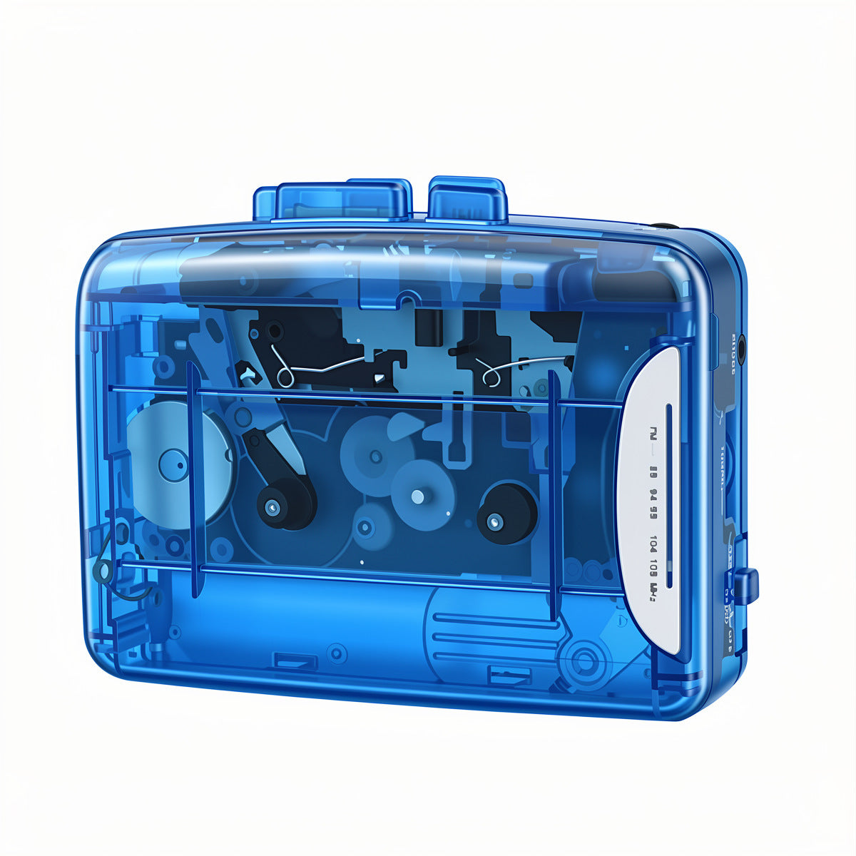 Grabadora de casete retro portátil con radio FM/AM