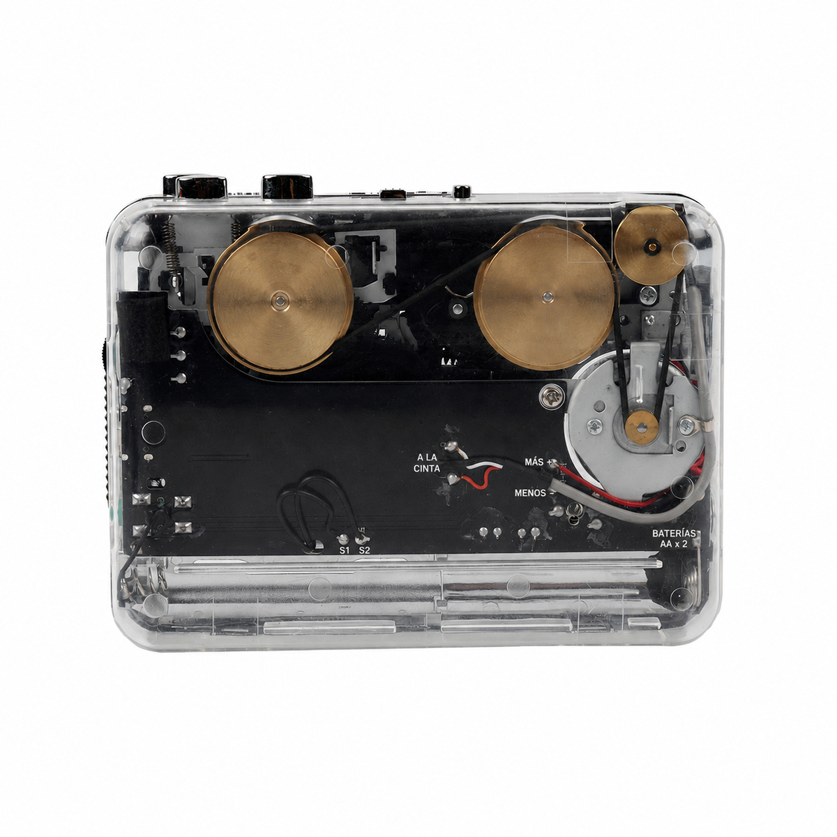 Reproductor de cassette a MP3 con diseño transparente - 11