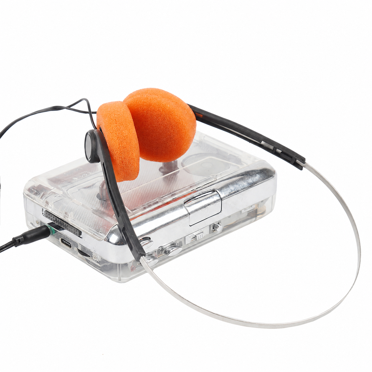 Reproductor de cassette a MP3 con diseño transparente - 12