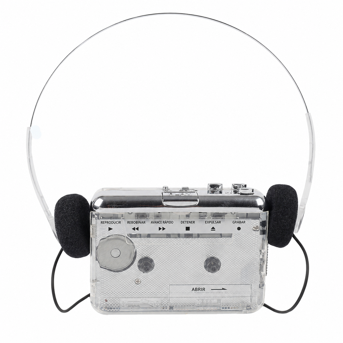 Reproductor de cassette a MP3 con diseño transparente - 14