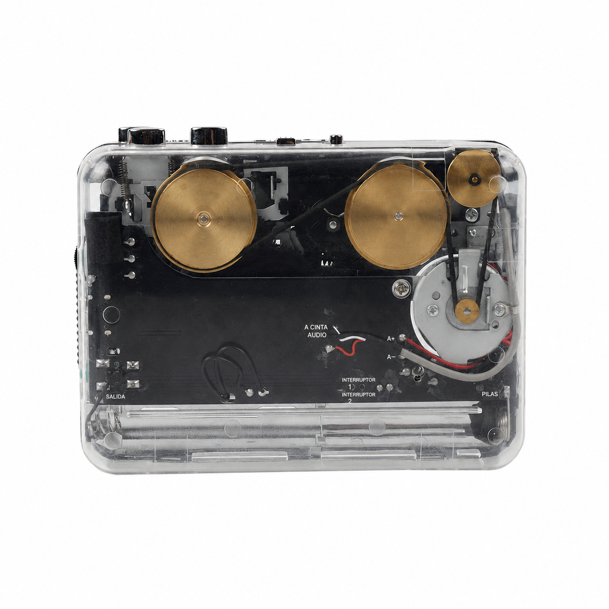 Reproductor de cassette a MP3 con diseño transparente - 2