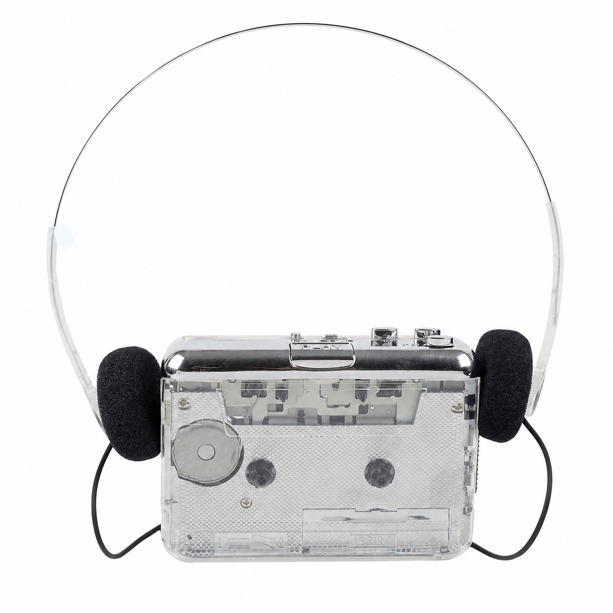 Reproductor de cassette a MP3 con diseño transparente - 6