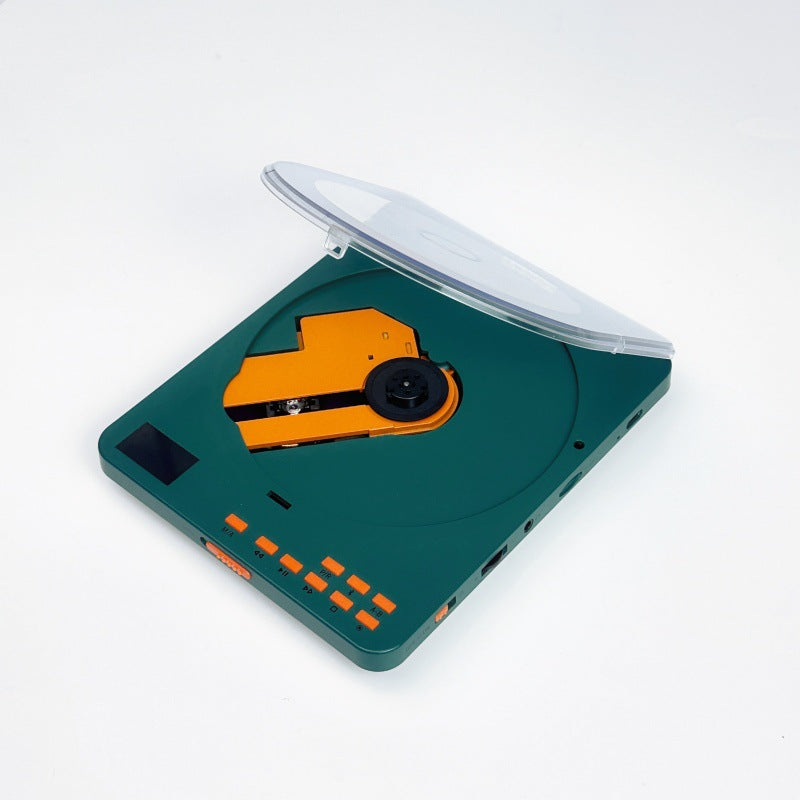 Reproductor de CD portátil con pantalla y audífonos