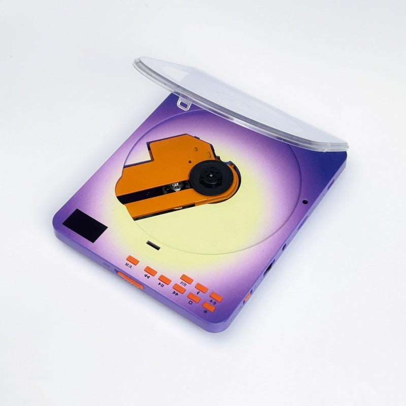 Reproductor de CD portátil con pantalla y audífonos