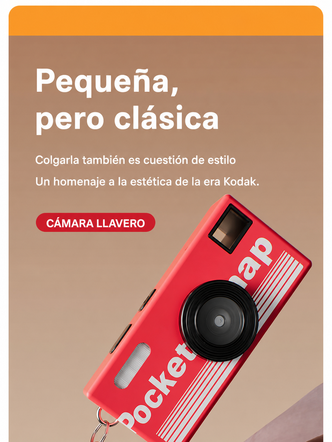 Cámara mini retro digital HD con video 1080p - 11