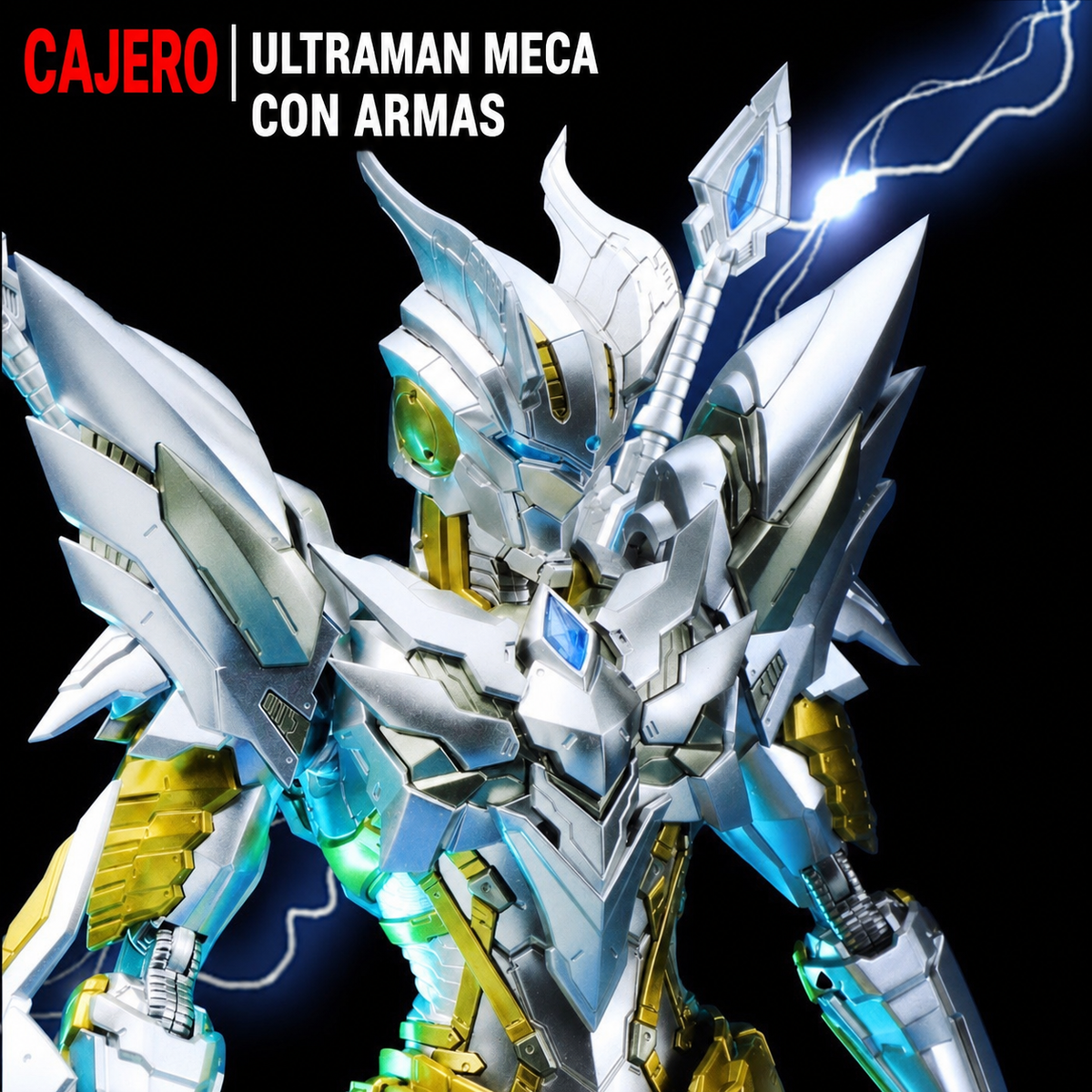 Ultraman Mecha con Armas | Figura articulada 18 y 22 cm - 3