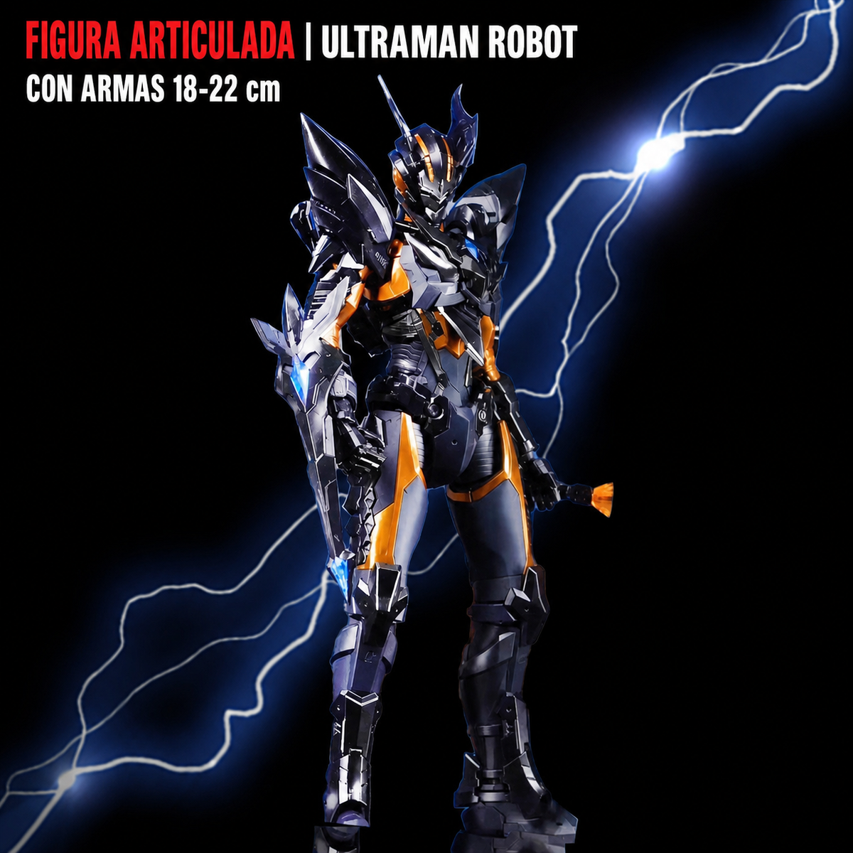 Ultraman Mecha con Armas | Figura articulada 18 y 22 cm - 6
