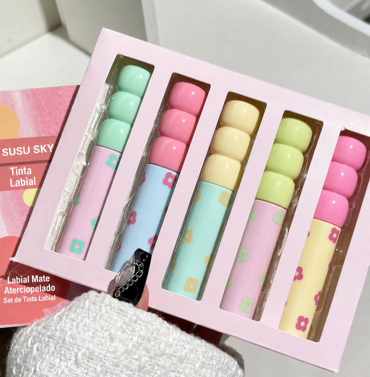 Labial Mate Aterciopelado SUSU SKY – Set de Lip Tint - 9
