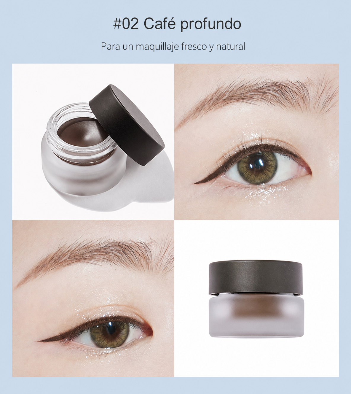 Delineador en gel Judydoll larga duración con brocha - 11