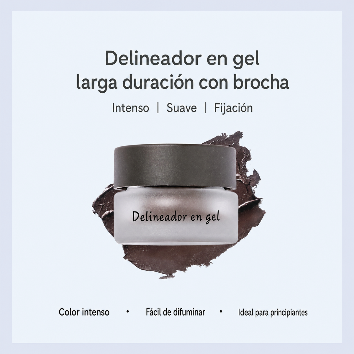 Delineador en gel Judydoll larga duración con brocha - 1