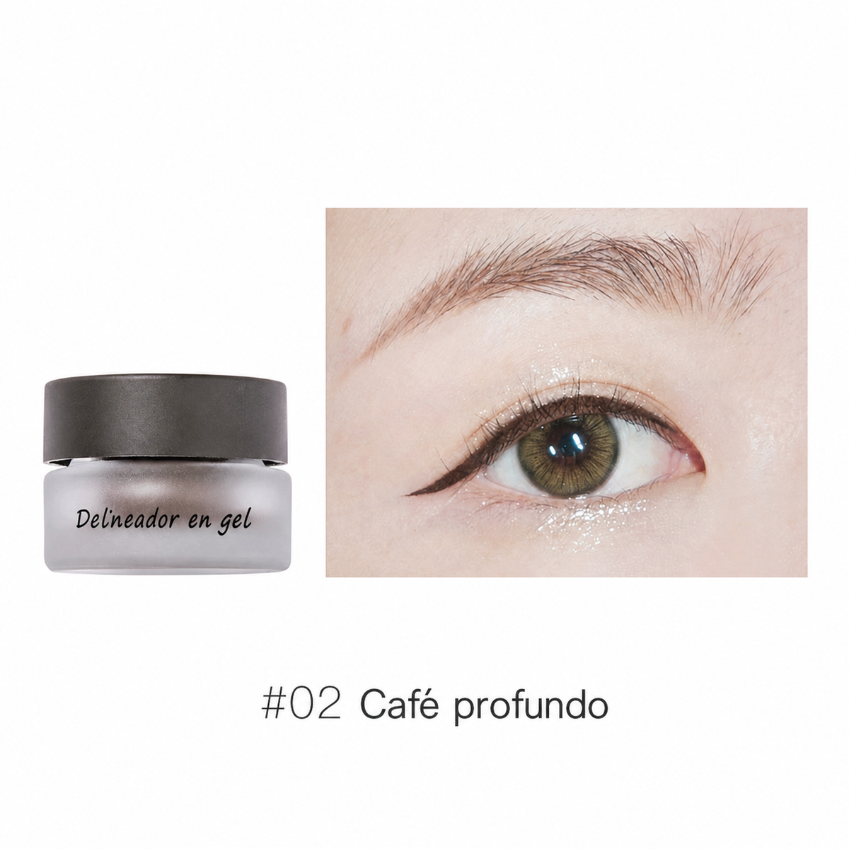 Delineador en gel Judydoll larga duración con brocha - 5