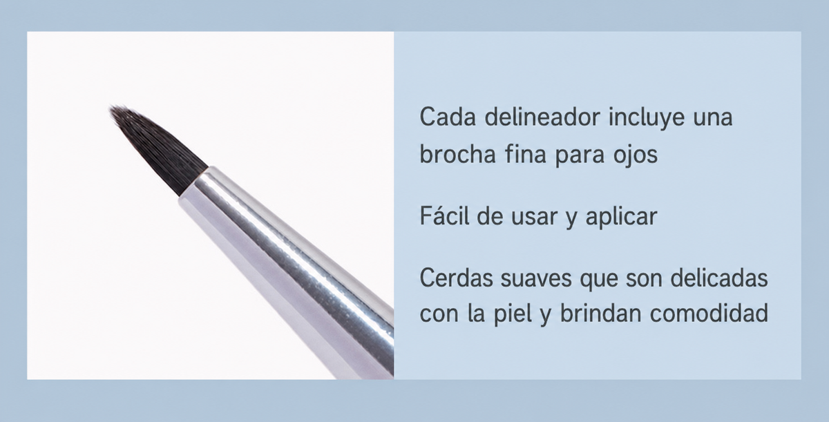 Delineador en gel Judydoll larga duración con brocha - 8